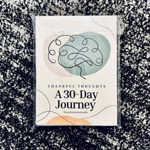 AYNIL || Thankful Thoughts: A 30-Day Journey - 30 Gratitude Postcards ⭐️NWT⭐️